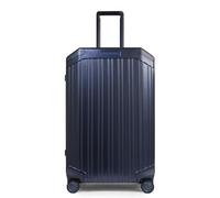 Piquadro Valise Trolley Moyen à 4 Roues Unisex métal et Cuir Bleu Nuit