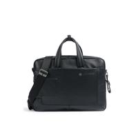 Piquadro Porte-documents en cuir 44 cm compartiment pour ordinateur portable noir