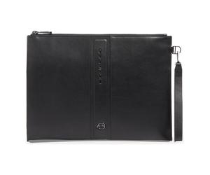 Piquadro Victor Sac pour homme Cuir véritable 30 cm noir