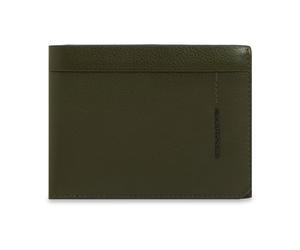 Piquadro - W137 Wallet - Homme - Accessoires - Vert - Taille: ONE Size