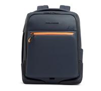 Piquadro - Water Resistant Travel Laptop Backpack 15.6" - Homme - Sacs - Bleu - Taille: ONE Size