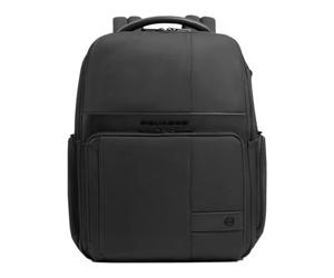 Piquadro - Wollem Expandable Laptop Backpack 15.6" - Homme - Sacs - Noir - Taille: ONE Size