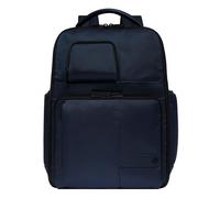 Piquadro Wollem Sac à dos professionnel 46 cm Compartiment ordinateur bleu