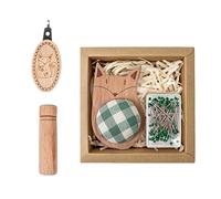 Pique-aiguilles mignon pour | Pelote À Épingles De - Pelote à épingles à base en bois - pour Débutants Passionnés Couturiers Amateurs d'Art Professeurs d'Arts Textiles Ateliers à Domicile Cours