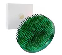 Pique-fleur Japonais en Laiton Vert Wazakura pour Ikebana, Kenzan Rond Vert Sans Caoutchouc - Grande Taille - Avec Boîte Cadeau/Gravé “Wa-zakura”, Arrangement Floral et Cadeau