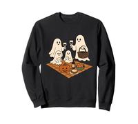 Pique-Nique en Famille fantôme Halloween Sweatshirt