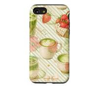 Pique-Nique Matcha Fraise Coque pour iPhone SE (2020) / 7/8
