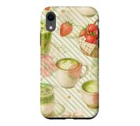 Pique-Nique Matcha Fraise Coque pour iPhone XR