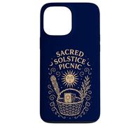Pique-nique Sacré du Solstice Design Spirituel d’Été Coque pour iPhone 13 Pro Max