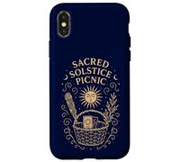 Pique-nique Sacré du Solstice Design Spirituel d’Été Coque pour iPhone X/XS