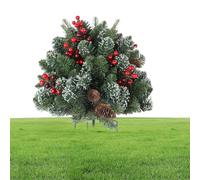 Pique-Pieds de Noël, décoration extérieure | Panneaux durables, Ornement Jardin, fêtes, Art Festif, Accessoire Support résistant aux intempéries pour terrasse, Porc