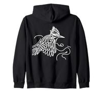 Pique-Vigne Linéaire Ornithologue Sweat à Capuche