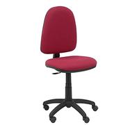 Chaise De Bureau Ergonomique Piqueras Y Crespo Modèle 04cp - Rouge - Tissu - Réglable En Hauteur Rouge