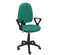 Piqueras Y Crespo Modèle 04cp - Chaise De Bureau Ergonomique Avec Mécanisme De Contact Permanent Et Réglable En Hauteur Vert