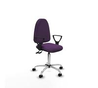 Piqueras y Crespo Aýna Chaise de bureau PC pour 4 à 6 heures de fonctionnement avec dossier réglable en hauteur, bras fixes et mécanisme de contact permanent avec double poignées, jusqu'à 100 kg