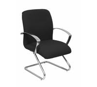 Fauteuil visiteur luge Caudete - Noir