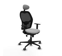 Piqueras y Crespo Chaise avec roulettes pour PC, accoudoirs 1D réglables, dossier fixe, tête fixe, soutien lombaire 1D, mécanisme synchronisé 5 positions, 120 kg, 8 heures d'utilisation, couleur