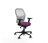 Piqueras y Crespo Chaise confortable pour dossier fixe, soutien lombaire 1D, bras 2D, mécanisme synchrone 5 positions, utilisation de 8 heures et poids maximum de 120 kg