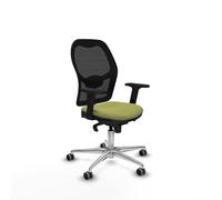 Piqueras y Crespo Chaise de bureau 12 heures ergonomique inclinable avec dossier fixe, accoudoirs 2D, soutien lombaire 1D, mécanisme synchronisé 5 positions, couleur sans tête de lit