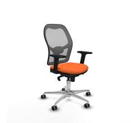 Piqueras y Crespo Chaise de bureau ancienne et neuve avec dossier fixe, soutien lombaire 1D, accoudoirs 2D, mécanisme synchrone 5 positions, poids maximum 120 kg, 8 heures d'utilisation, couleur