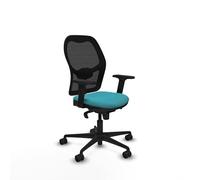 Piqueras y Crespo Chaise de bureau avec accoudoirs 2D pour 8 heures d'utilisation, poids maximum 120 kg, mécanisme synchrone 5 positions, soutien lombaire 1D, dossier fixe, couleur attrayante