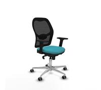 Piqueras y Crespo Chaise de bureau avec accoudoirs 2D pour 8 heures d'utilisation, poids maximum 120 kg, mécanisme synchrone 5 positions, soutien lombaire 1D, dossier fixe, couleur attrayante