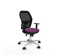 Piqueras y Crespo Chaise de bureau avec dossier fixe, accoudoirs 1D, soutien lombaire 1D, mécanisme synchronisé 5 positions, couleur respirante