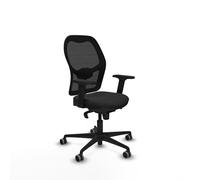 Piqueras y Crespo Chaise de bureau avec dossier fixe, accoudoirs 2D, soutien lombaire 1D, mécanisme synchrone 5 positions, utilisation de 8 heures et poids maximum de 120 kg, couleur industrielle