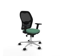 Piqueras y Crespo Chaise de bureau avec dossier fixe, soutien lombaire 1D, accoudoirs 2D, mécanisme synchronisé 5 positions, poids maximum 120 kg, idéale pour la maison et les tables hautes
