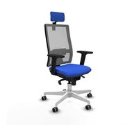 Piqueras y Crespo Chaise de bureau d'attente avec dossier réglable en hauteur, accoudoirs 2D, tête 2D et soutien lombaire 1D couleur menthe