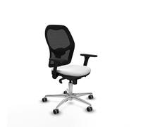 Piqueras y Crespo Chaise de bureau ergonomique inclinable avec dossier fixe, bras 3D, soutien lombaire 1D, utilisation de 8 heures et poids maximum de 120 kg