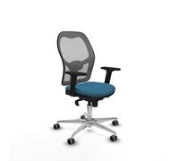 Piqueras y Crespo Chaise de bureau ergonomique pour ordinateur avec dossier fixe, soutien lombaire 1D, bras 2D, mécanisme synchronisé 5 positions, 120 kg, 8 heures d'utilisation, couleur attrayante
