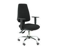 Chaise De Bureau Ergonomique - Piqueras Y Crespo - Modèle Elche - Noir - Tissu - Mécanisme Synchrone Noir