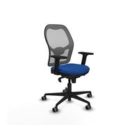 Piqueras y Crespo Chaise de bureau pour personnes de grande taille, avec dossier fixe, soutien lombaire 1D, bras 2D, mécanisme synchrone 5 positions, couleur attrayante, jusqu'à 120 kg, 8 heures