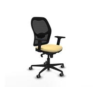 Piqueras y Crespo Chaise de bureau pour télétravail et travail, avec dossier fixe, soutien lombaire 1D, bras 2D, mécanisme synchrone 5 positions, jusqu'à 120 kg, 8 heures d'utilisation, couleur