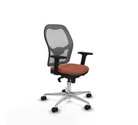Piqueras y Crespo Chaise de bureau simple et confortable avec dossier fixe, soutien lombaire 1D, bras 2D, mécanisme synchrone 5 positions, jusqu'à 120 kg, 8 heures d'utilisation, couleur attrayante