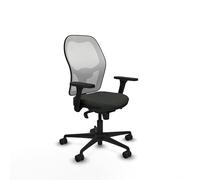 Piqueras y Crespo Chaise ergonomique inclinable pour 8 heures d'utilisation, avec accoudoirs 3D, mécanisme synchrone 5 positions, soutien lombaire 1D, dossier fixe, couleur attrayante