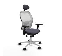 Piqueras y Crespo Chaise Jorquera avec tête fixe et soutien lombaire 1D, idéal pour travailler de nombreuses heures au bureau ou à la maison, couleur attrayante