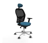 Piqueras y Crespo Chaise Jorquera avec tête fixe et soutien lombaire 1D, idéal pour travailler de nombreuses heures, réunions et plus, couleur attrayante