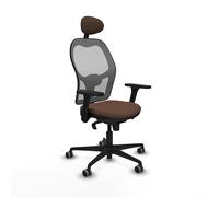 Piqueras y Crespo Chaise Jorquera avec tête fixe et soutien lombaire 1D, idéal pour travailler de nombreuses heures dans un bureau, avec accoudoirs 3D et dossier fixe, 24 heures d'utilisation