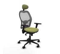 Piqueras y Crespo Chaise Jorquera économique pour télétravail avec repose-pieds, accoudoirs 3D, dossier fixe, tête fixe, soutien lombaire 1D, 24 heures d'utilisation, poids maximum 120 kg