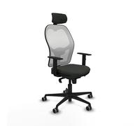 Piqueras y Crespo Chaise Jorquera : l'option la plus confortable pour étudier et travailler, idéale pour les personnes en surpoids, avec accoudoirs réglables, dossier fixe et tête de lit 2D en couleur