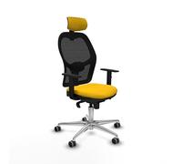 Piqueras y Crespo Chaise Jorquera opérationnelle 24 heures avec dossier fixe, tête de lit 2D, soutien lombaire 1D, accoudoirs 1D, mécanisme synchrone 5 positions, couleur menthe et crème