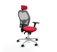 Piqueras y Crespo Chaise Jorquera opérationnelle avec accoudoirs 3D, dossier fixe, tête 2D, appui lombaire 1D, mécanisme synchrone 5 positions, pour une utilisation 24 heures et poids maximum de 120