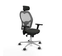 Piqueras y Crespo Chaise Jorquera opérationnelle avec accoudoirs 3D, dossier fixe, tête de lit 2D, soutien lombaire 1D, mécanisme synchrone 5 positions, 24 heures d'utilisation, poids maximum 120 kg