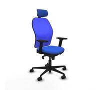 Piqueras y Crespo Chaise Jorquera opérationnelle avec dossier fixe, tête 2D, soutien lombaire 1D, bras 2D, mécanisme synchrone 5 positions, pour une utilisation 24 heures et poids maximum de 120 kg