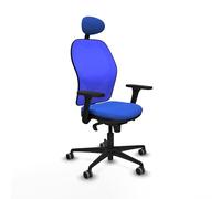 Piqueras y Crespo Chaise Jorquera opérationnelle avec dossier fixe, tête fixe, soutien lombaire 1D, bras 3D, mécanisme synchrone 5 positions, pour 24 heures d'utilisation et poids maximum de 120 kg
