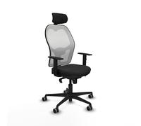 Piqueras y Crespo Chaise Jorquera pour télétravail et réunions, avec tête 2D, soutien lombaire 1D, dossier fixe et accoudoirs 1D de couleur attrayante, idéale pour les filles et les adolescentes