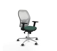 Piqueras y Crespo Chaise Jorquery : l'option la plus confortable pour étudier et travailler, avec dossier fixe, soutien lombaire 1D, bras 2D et finition respirante de couleur poilue
