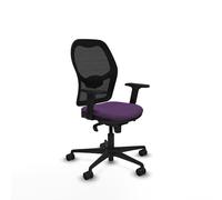 Piqueras y Crespo Chaise Jorquier ergonomique pour étudier de nombreuses heures, avec dossier fixe, soutien lombaire 1D, bras 2D, mécanisme synchrone 5 positions, jusqu'à 120 kg
